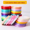 Satin Ribbon for Gift Box Packaging & Decorative Bows - 1cm Wide, Silk Finish
