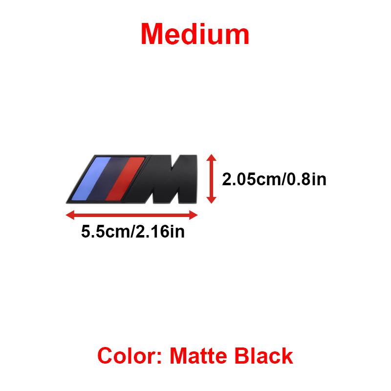 1 szt. ABS Samochód Błotnik Boczny Emblemat Tylna Klapa Bagażnika Naklejka z Logo M Dla BMW M M3 M5 M6 E46 E90 F30 G20 E36 E34 G20 G30 Akcesoria