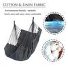 Hammock Chair Swing Rocking Chair with Storage Bag Dormitory Chair Portable Indoor Outdoor Garden Camping Anti Rollover Hammock