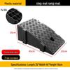 Outdoor Plastic Car Step Ramp for Door Sills and Stairs
