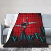 Cartoon Hazbins Hotels Vox Blanket Flannel Printed  Multi-function Super Warm Throw Blanket for Bedding Car Rug Piece