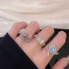 Niche Design, High-End Sweet And Cool Index Finger Ring, Embossed Domineering Dragon Ring, Personalized Love, Rose Open Ring.