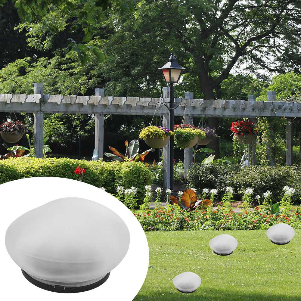 Energy Saving LED Solar Light Cobblestone Shaped Solar Lawn Lamp Creative Solar Stone Lamp  Garden