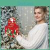 Santa Inspired Christmas Gift Box Holiday Celebration Party Supplies Decoration