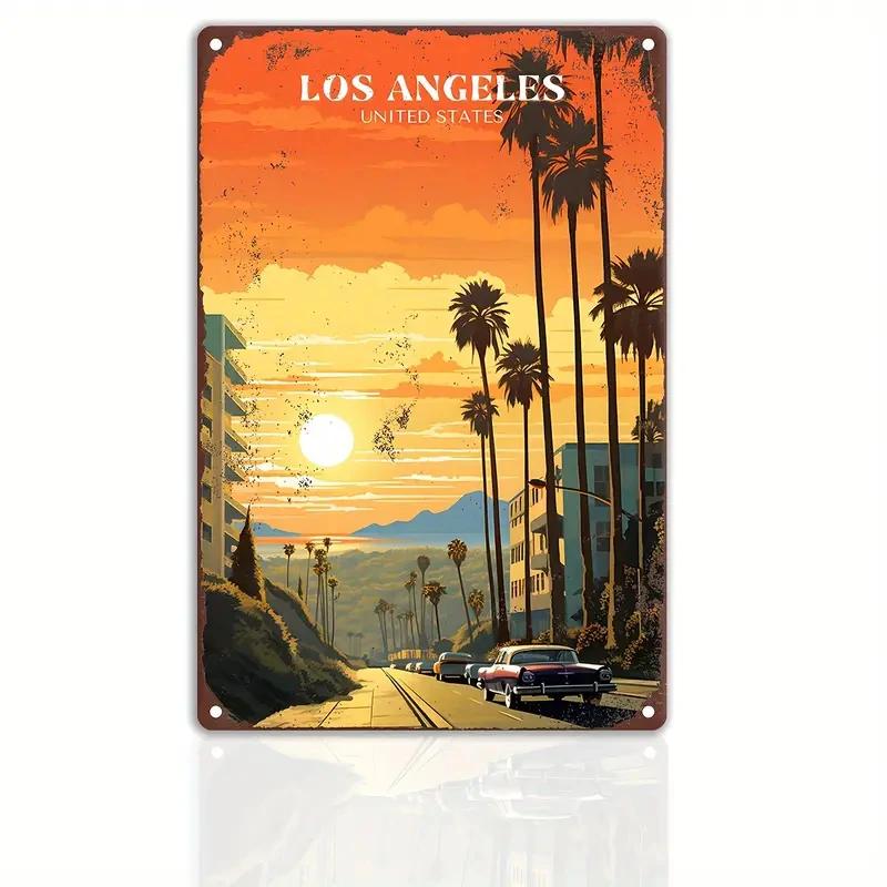 Vintage Travel The World Metal Sign MALAGA CROATIA FLORIDA Retro Poster Home Bar Room Pub Cafe Hotel Club Wall Decor Gift