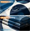 Modern Geometric Shower Curtain Liner Waterproof Navy Blue Abstract Bathroom Curtain Set Home Decor for Bathroom Shower Stall