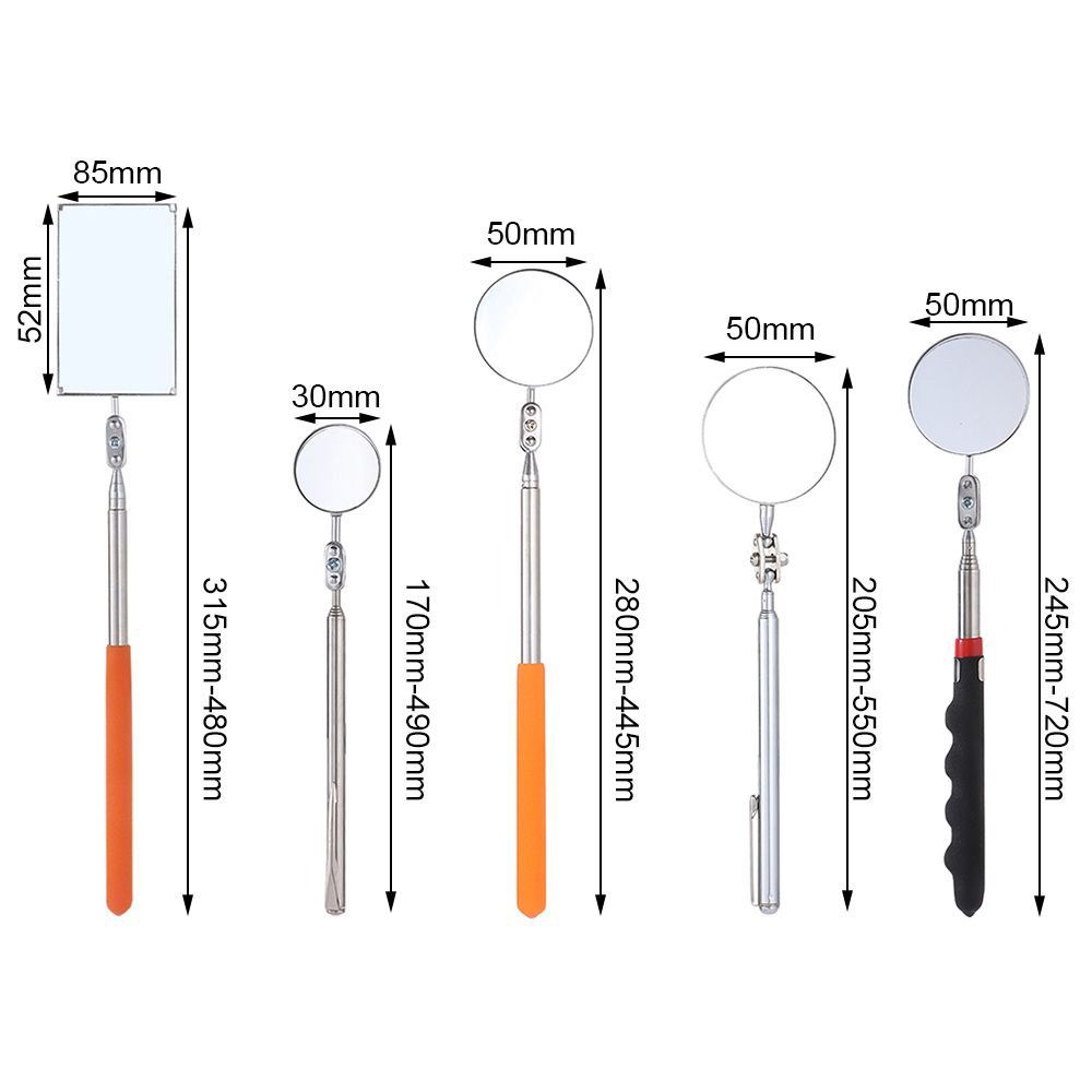 Repair Car Tools Extendable Angle View 360 Retractable Telescopic Inspection Detection lens