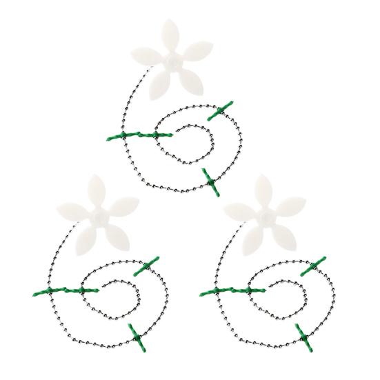 Pipe Unclogger Disposable Flower Decor Drain Strainer with Chain Anti Clog Hair Catcher Sink Tub Shower Kitchen Drain Cleaner