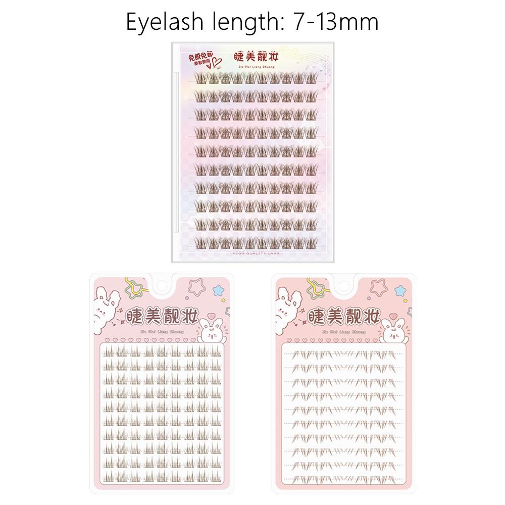 Natural Look Glue-free False Eyelashes Single Cluster Segmented Eyelashes  DIY Eyelash Extension
