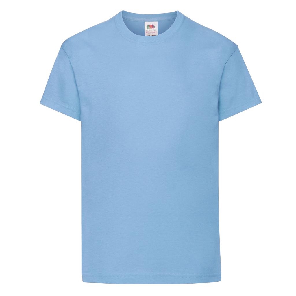 FRUIT OF THE LOOM Childrens/Kids Original T-Shirt