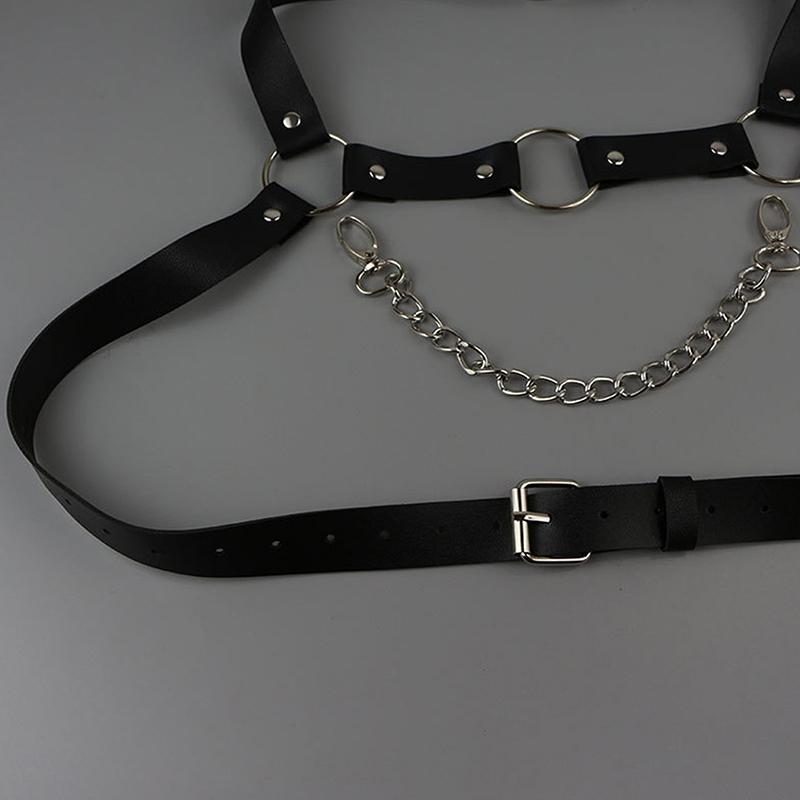 Men'S Fun Sexual Chest Leather Harness Belts Hipster Men'S Strap Chest Strap Men'S Strap Leather Harness Clothing Accessories