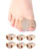 6 PZ Spaziatore per Dita dei Piedi per Uomini e Correttore per Dita dei Piedi per Donne, Confezione da Sei Dispositivi Regolabili per la Cura dei Piedi per il Comfort Quotidiano, Separatori per Dita dei Piedi in Silicone Morbido per