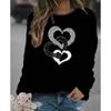 Herbst und Winter Damen Casual Rundhals Weihnachtsmann Bedruckter Hoodie Kleidung Streetwear Damen