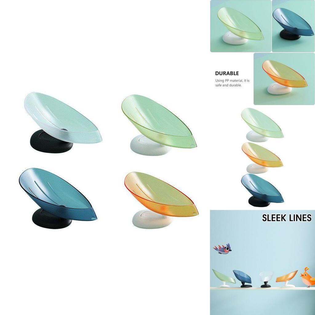 Elegant Lotus Leaf Soap Holder With Stable Suction Cup For Bathroom And Kitchen Use