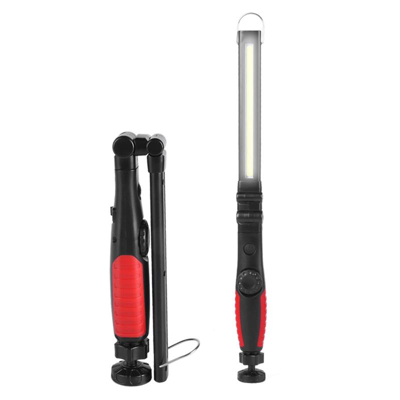 

Складной светодиодный аварийный фонарик COB 30 Вт, умный, 3000 мАч, USB перезаряжаемый рабочий фонарь, инспекционная лампа на 180°, 5 режимов, фонарь для кемпинга white light