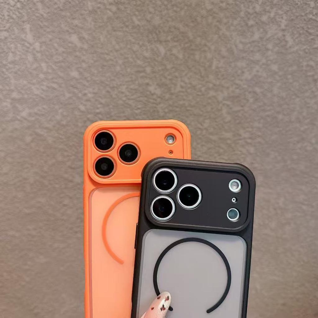 Matte Case for Magsafe Mag Safe iPhone 17 Air 16 Pro Max 15 Plus 14 13 12 11 17 Pro Frosted Translucent Shockproof Anti- Fingerprints Back Phone Cover