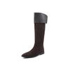 2.5CM-6.5CM niche design thin knight boots 2025 autumn new pointed thick heel but knee boots