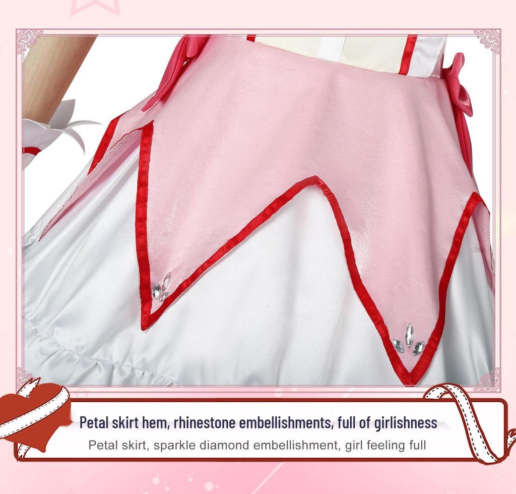Kostým pro cosplay Madoka Kaname - Bojový oblek Puella Magi Madoka Magica