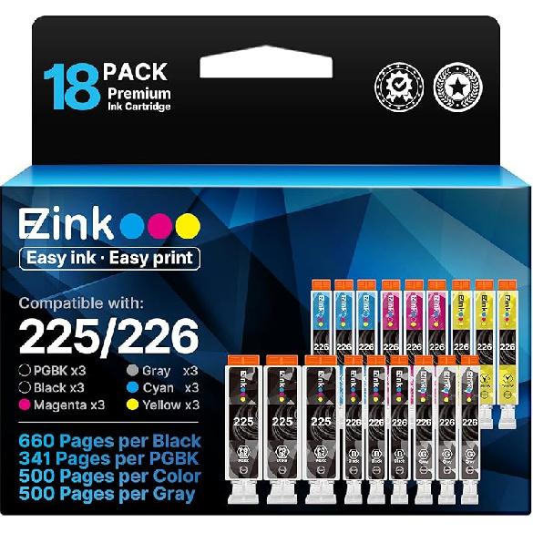 E-Z Ink Kompatible 920xl Blekkpatroner Kombipakke Erstatning for HP 920XL 920 for bruk med Officejet 6500 6500A 6000 7000 7500 7500A E709 Skriver