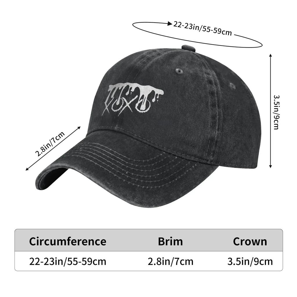 White XOXO Camila Cabello Casual Baseball Cap Summer Trucker Hat Dropshipping Kpop Rock Hip Hop Hats Men Adult Stylish Caps