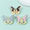 Creative Floral Butterfly Brooch: Cartoon Badge Pin for Clothes & Bags
