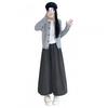 Womens High-Waisted Flowy Skirt Pants Loose Lantern Trousers Petite Tall Fall 2026