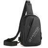 Sportliche wasserdichte Herren-Umhängetasche - USB-Powerbank-Anschluss + Brusttasche mit mehreren Fächern (Schweißabweisendes & Strapazierfähiges Design)