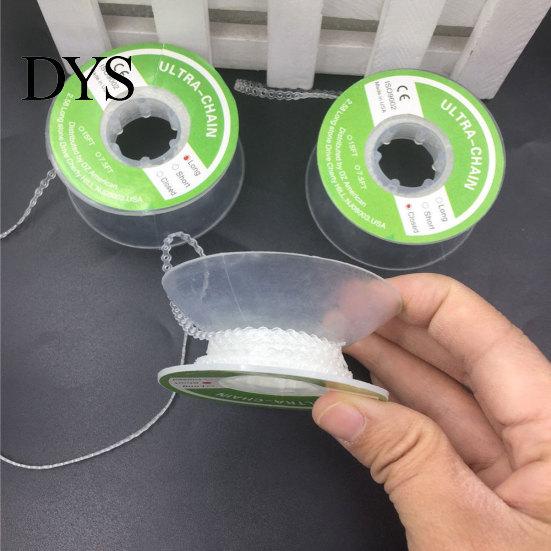 Zahnärztliches Werkzeug, kieferorthopädisches elastisches, transparentes Ultra-Power-Kettengummiband, 3 Typen