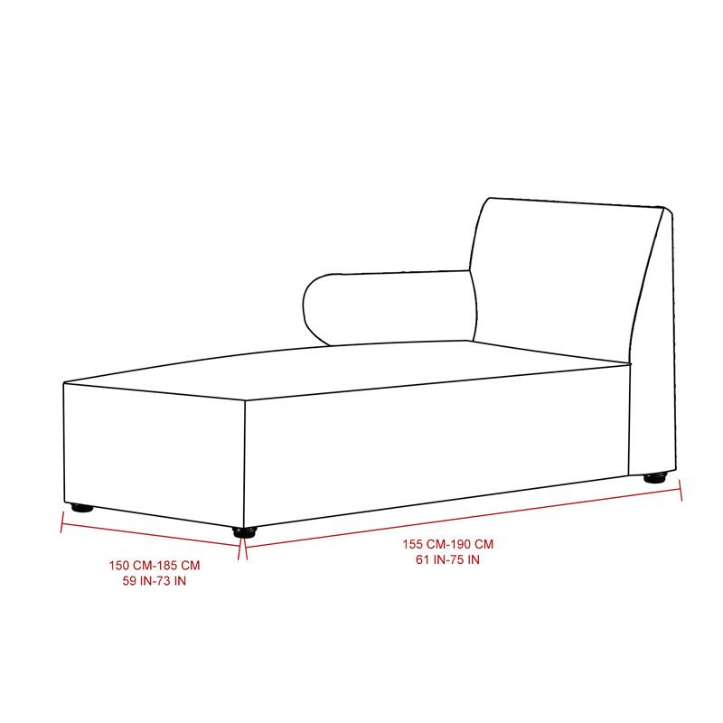 Velvet Chaise Longue Sofa Cover L Shape Stretch Sofa Bed Covers Non Slip Washable Remoavble Couch Slipcovers Furniture Protector