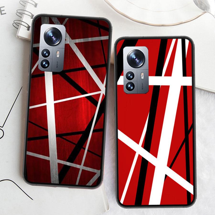 Eddie Van Halen Graphic Guitar Phone Case For Xiaomi Poco X7 X6 X5 X4 X3 GT NFC M4 M5 Pro 5G M3 Mi F6 F5 F4 F3 F2 F1 Capa Coque
