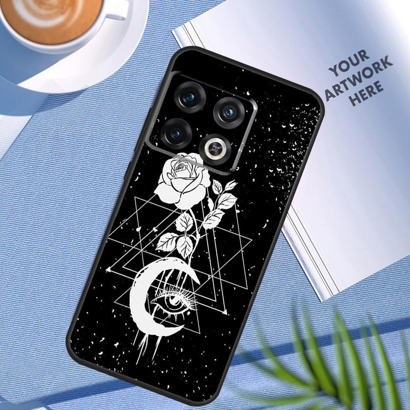 Occult Witchcraft Moon Gothic Witch Case For OnePlus 12 12R 11 9 10 Pro 10R 10T 9R 8T Nord 3 CE 2 Lite 2T N10 N20 N30 CE4 Cover