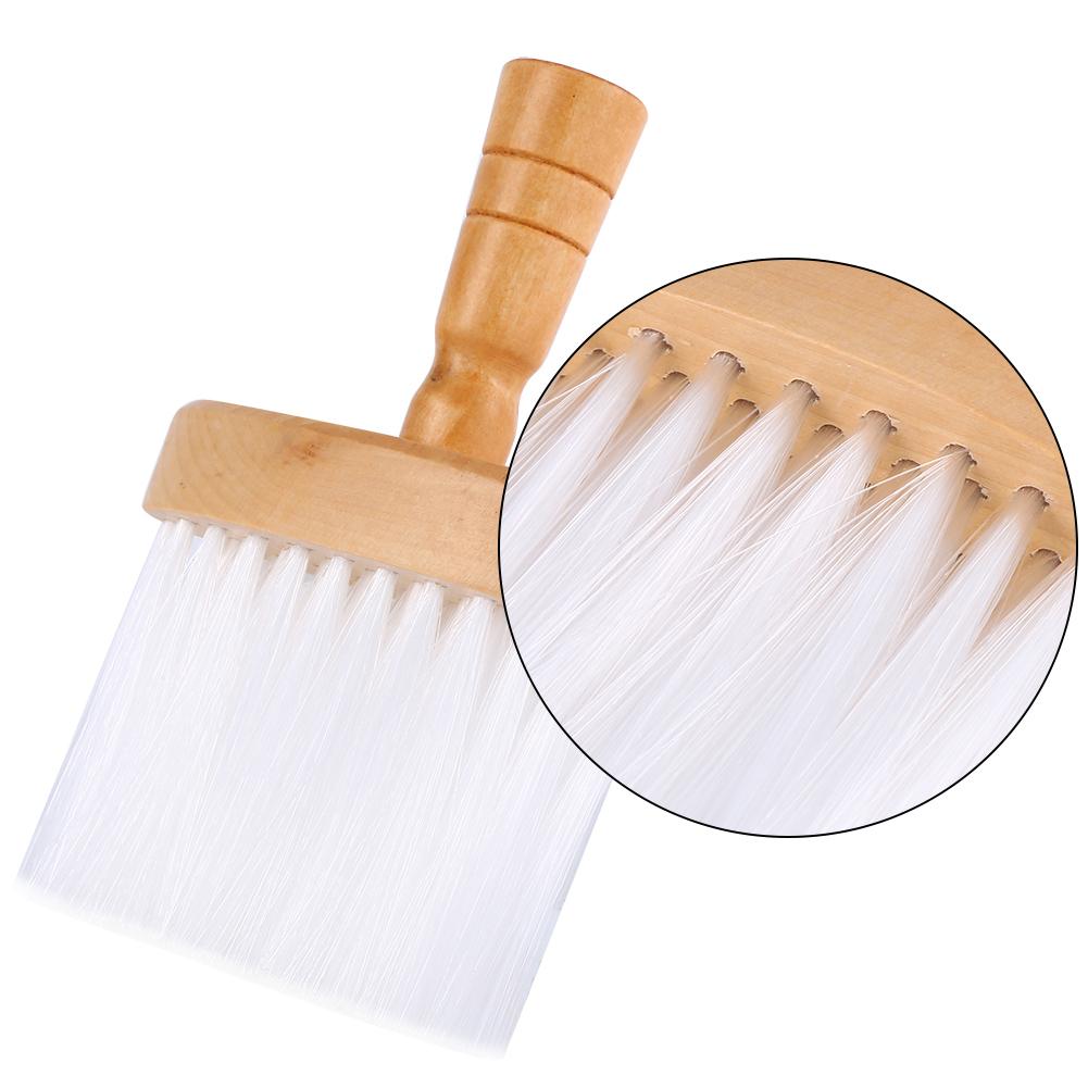 1pc Soft Neck Duster Brushes Hair Clean Hairbrush Wood Handle Tool for Barber Hairdresser