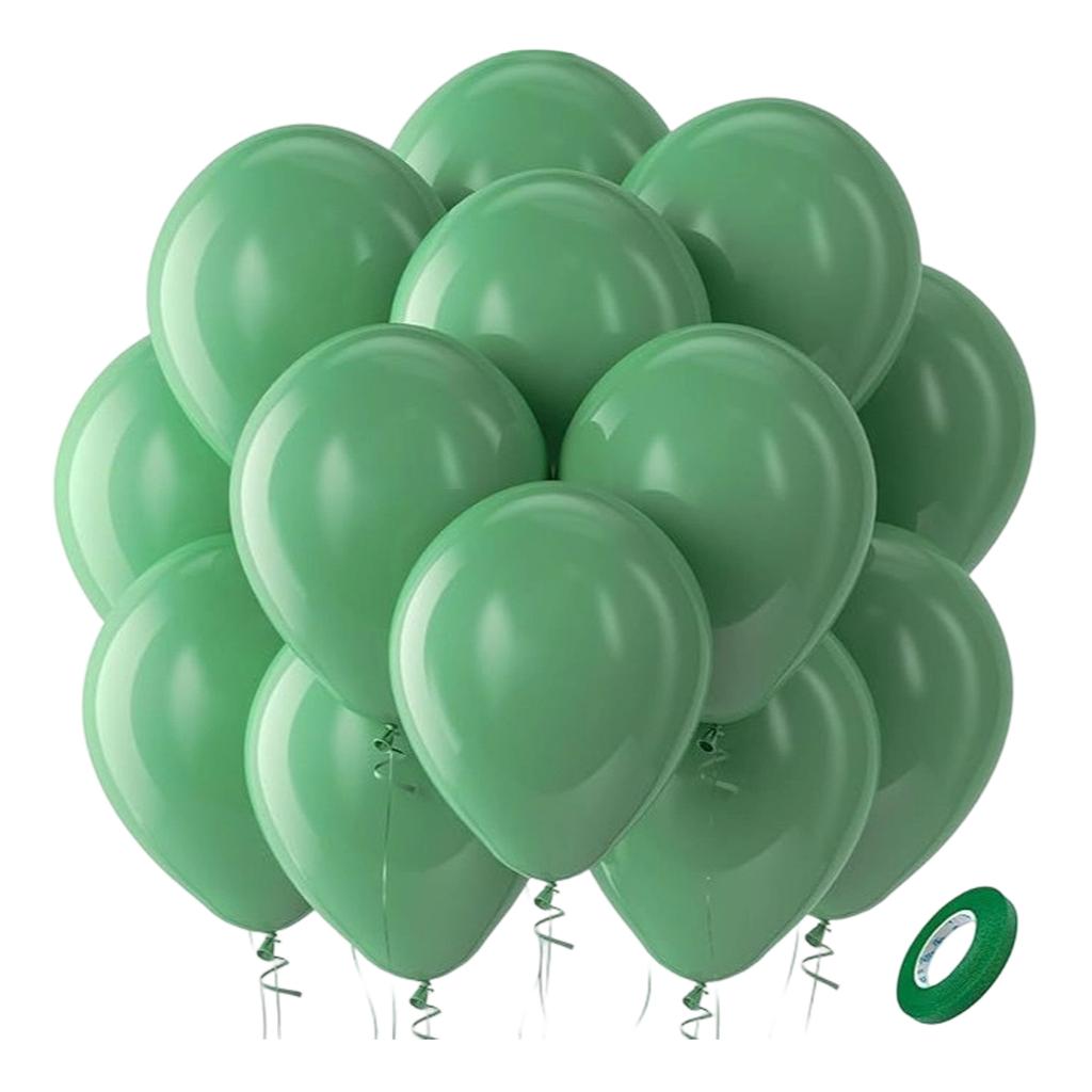 Latex Balloons, 100 Balloons Per Pack, 12-inch Round Helium Balloons, Brightly Colored, Suitable For Birthday And Party Decorations.(Sending Ribbons)