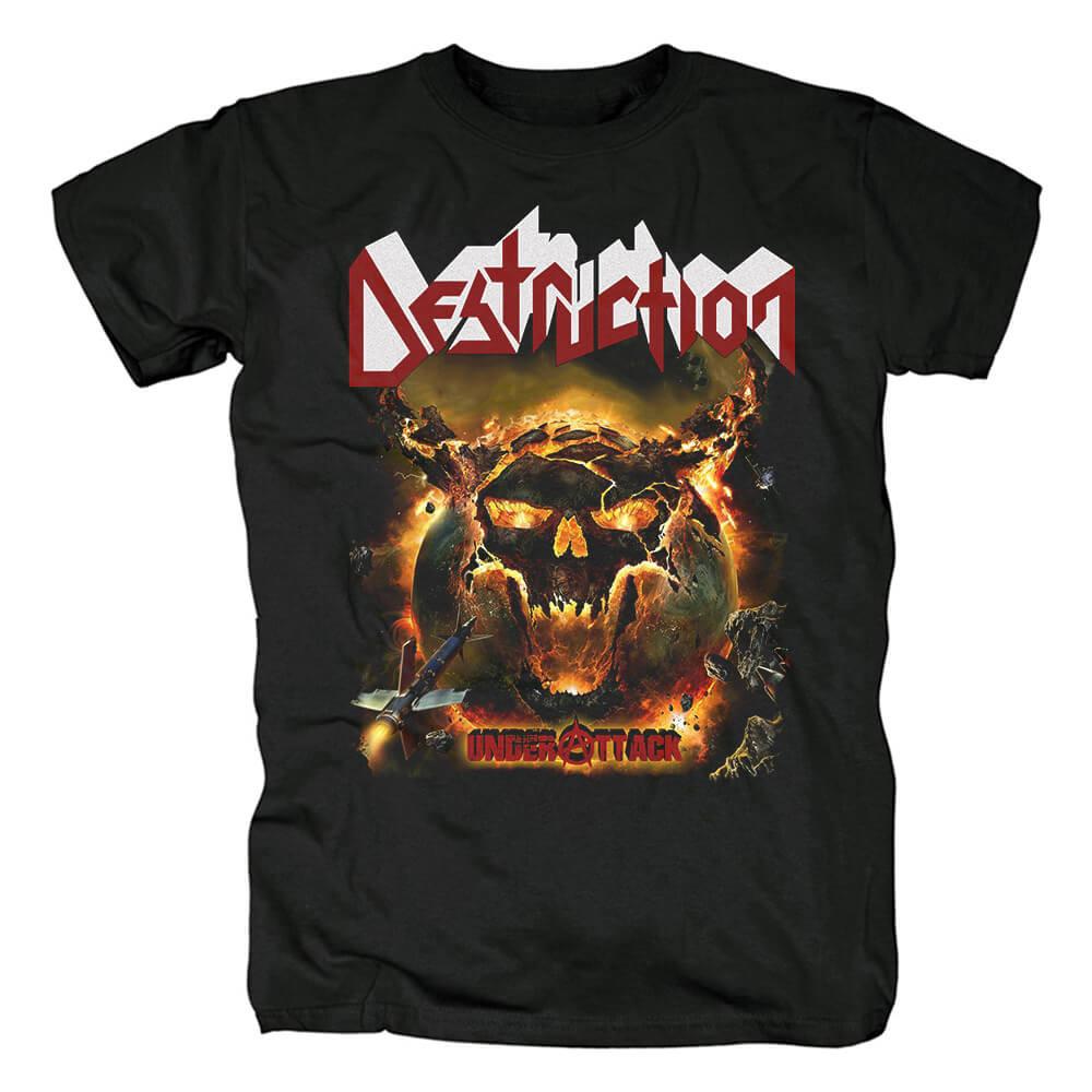 Hot DESTRUCTION Band Black All Size Cotton Shirt Gift For Fan S