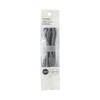 MUJI USB LA1PTA3A Soft, Tangle-Resistant Cable, 1m, USB-A/USB-C, Gray, MJ-UC1ATC-GY