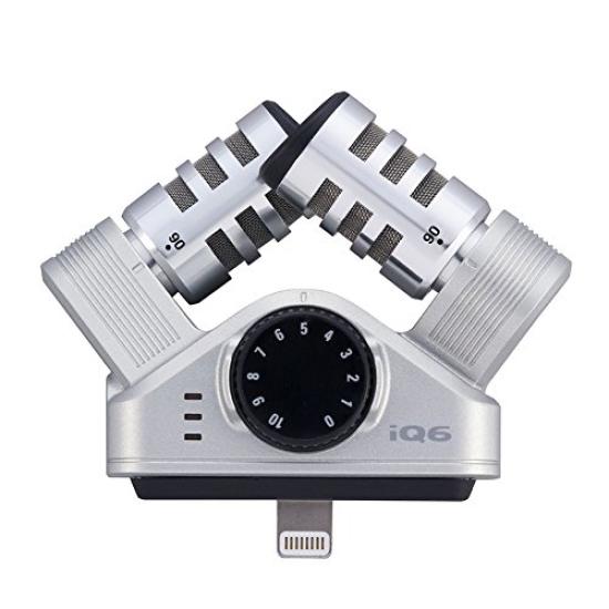 ZOOM XY Stereo Microphone for iPhoneiPad with 3-year Manufacturer's Extended Warranty] iQ6