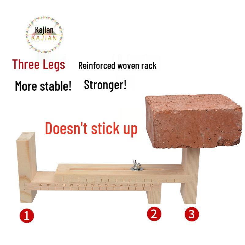 Upgraded Wooden Hand Rope Braiding Tool - Reinforced Frame for Bracelet Weaving