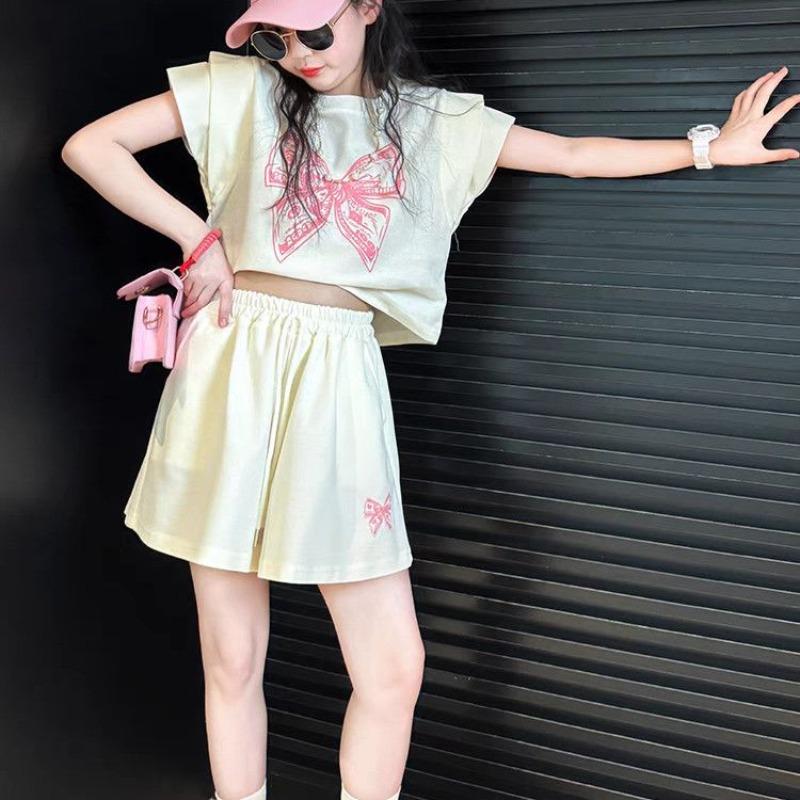 Girls' Summer Clothes Wear Children's Clothing Girl Setup Toddler Kids Sets  Girls' Set Tracksuit