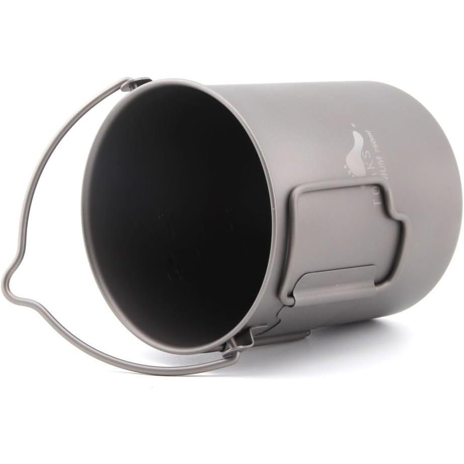 TOAKS Titanium 750ml Pot with Bail Handle (TOAKS) POT-750-BH