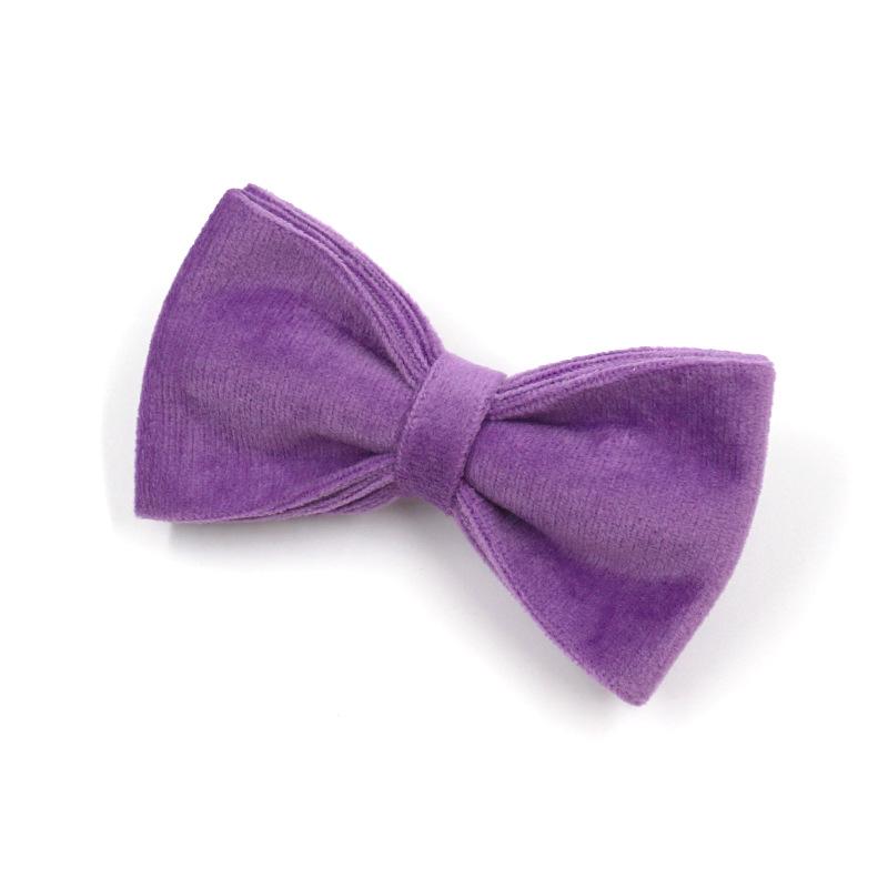 Purple Thick Fleece Bow Tie for Dogs - Mihaha Pet Supplies XL: 6x11cm