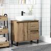Artisan Oak Washbasin Cabinet 65 x 33 x 60 cm Particleboard