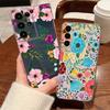 Romantic Flower Patterned Phone Case For Samsung Galaxy S26 S25 S24 S23 Ultra S22 Plus S24 S21 FE S25 Edge Clear TPU Soft Cover