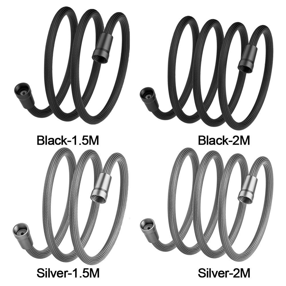 1.5/2 Meter Flexible Shower Hose GI/2 Anti Winding Handheld Bathroom Pipe Water Pipe Bath Shower Nylon Tube Accessories