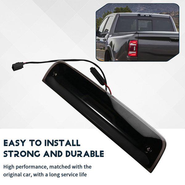 Smoked Black Plastic High Mount Third Brake Light for Cars No Size