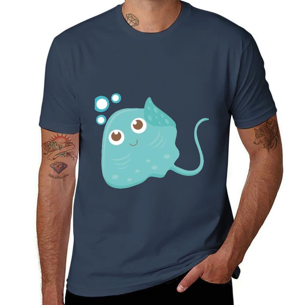 Cute Stingray Tshirt Water Resistant Casual Tshirt