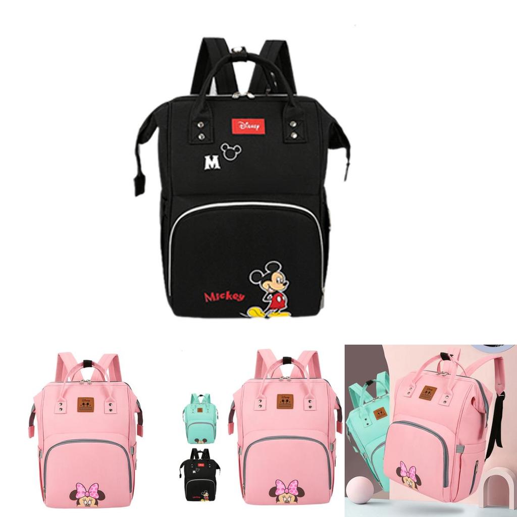 Mummy Mickey Maus Windeltasche Rucksack Große Kapazität Wasserdicht Für Reisen mit Baby