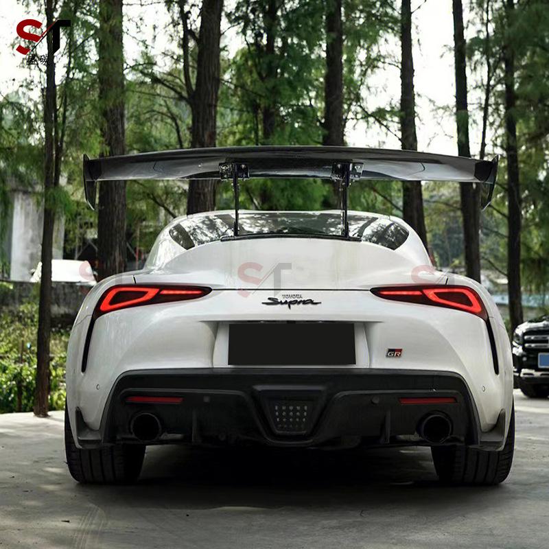 Toyota Supra A90/A91 VRS Style Carbon Fiber Rear Spoiler & Bull Demon King Diffuser