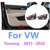 2Pcs LED Puddle Projection Warning Decoration Lamp For VW Touareg 2011-2013-2015-2018-2020-2022 Car Door Light Tool Accessories