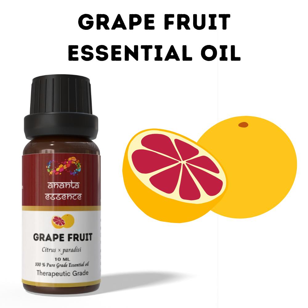 Ananta Grapefruit Essential Oil 10 Ml – Fresh Citrus Aroma Oil for Diffuser & Home Fragrance