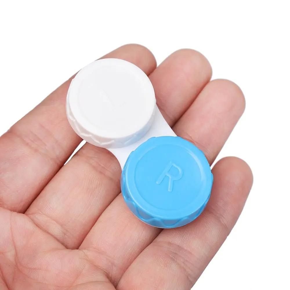 20 Stück Mode Mini Plastik Brillen Reise Brillenhalter Einweichbox Kontaktlinsenbehälter Bonbonfarbe